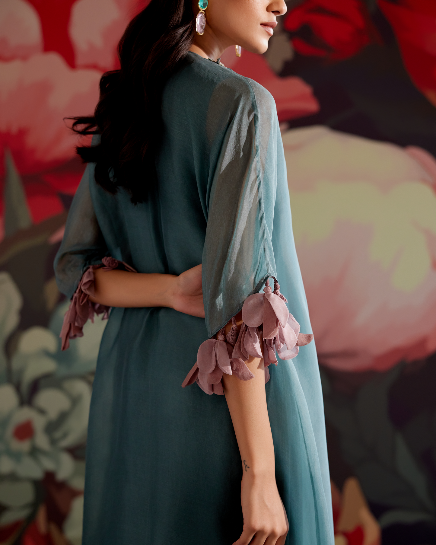 Teal Sapphire Kurta Set