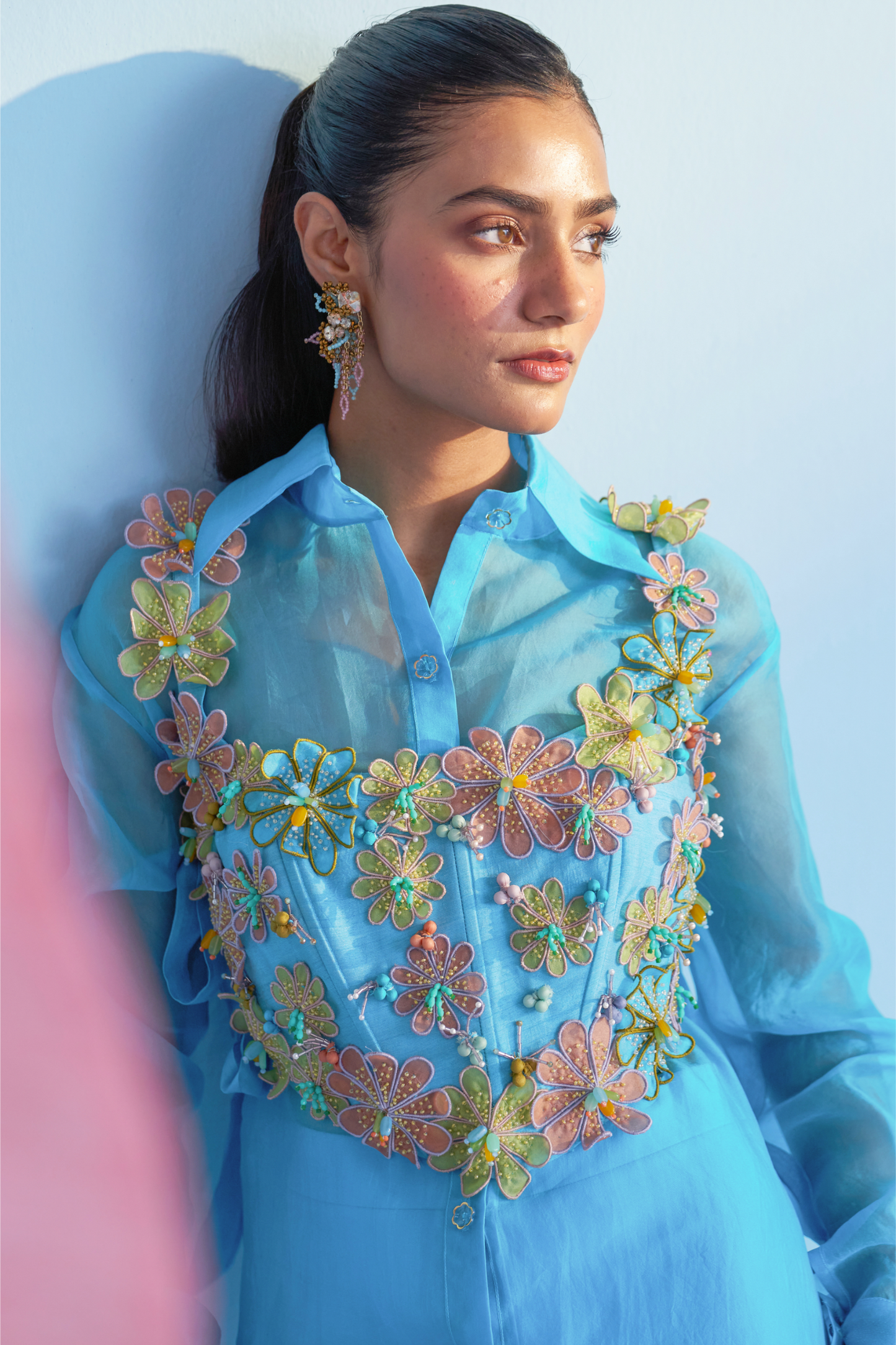 Delilah Shirt & Bolero Set