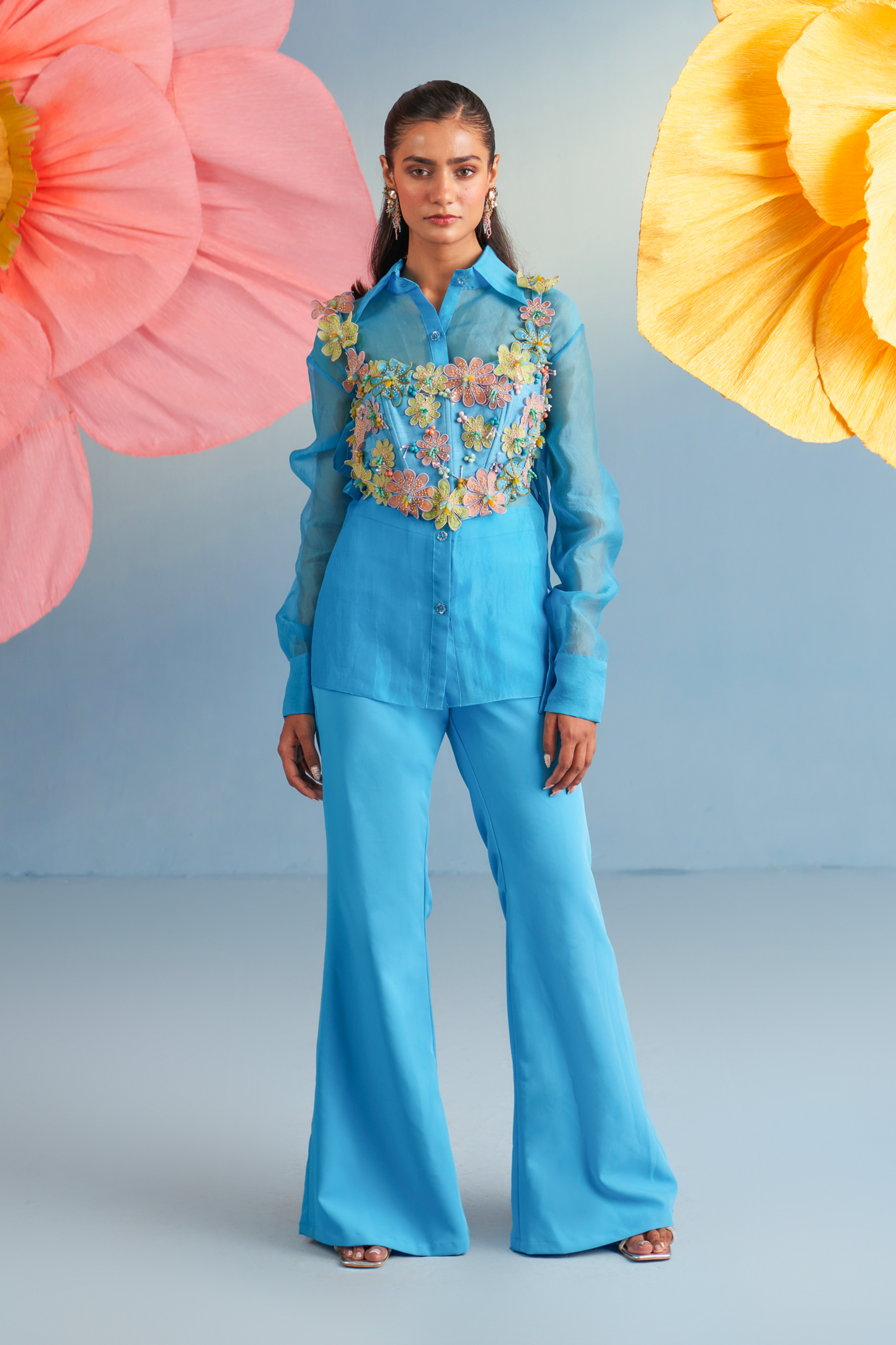 Delilah Shirt & Bolero Set