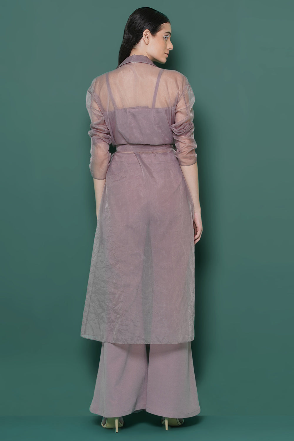Lilac trench coord set