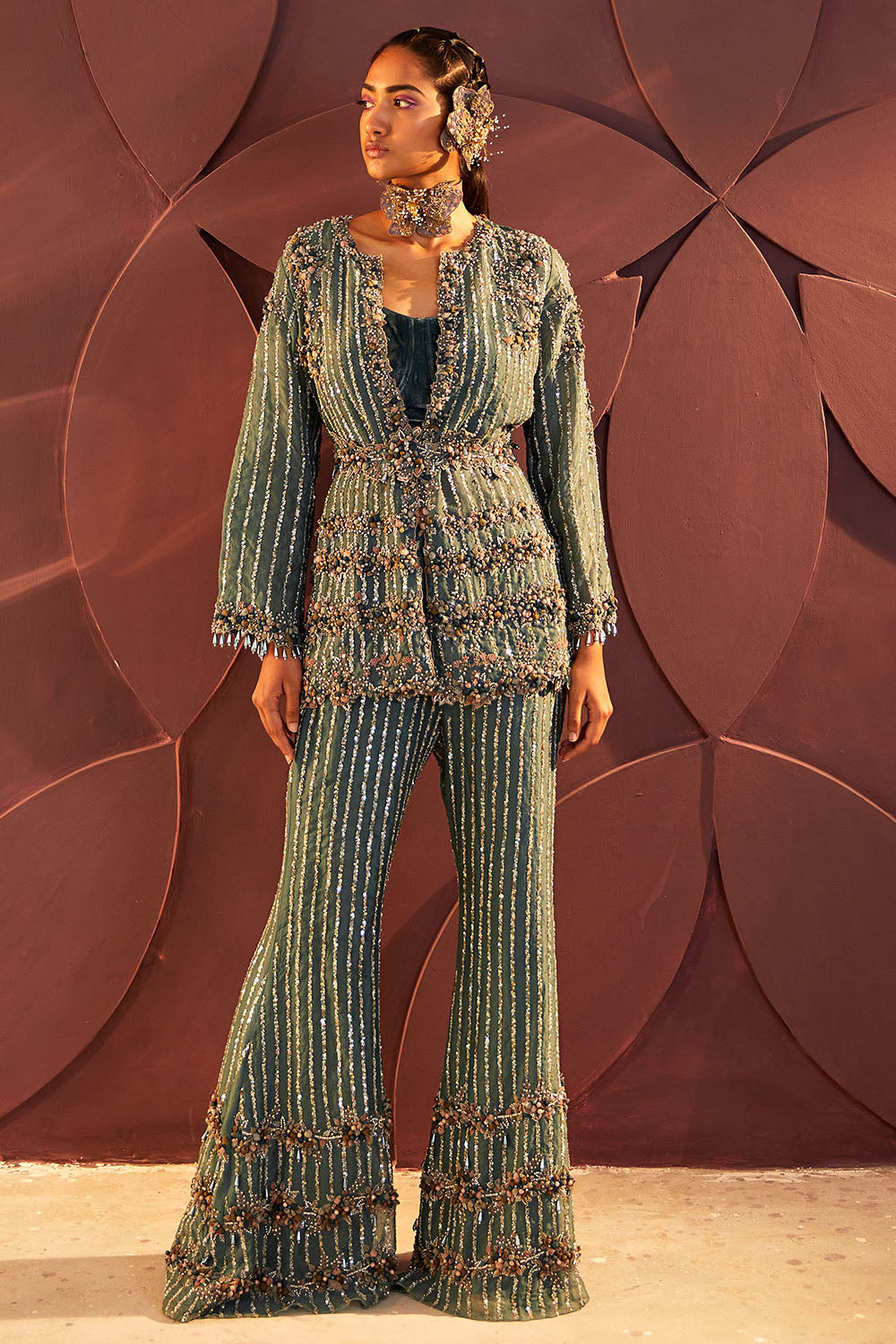 Florale Jacket Co-ord Set