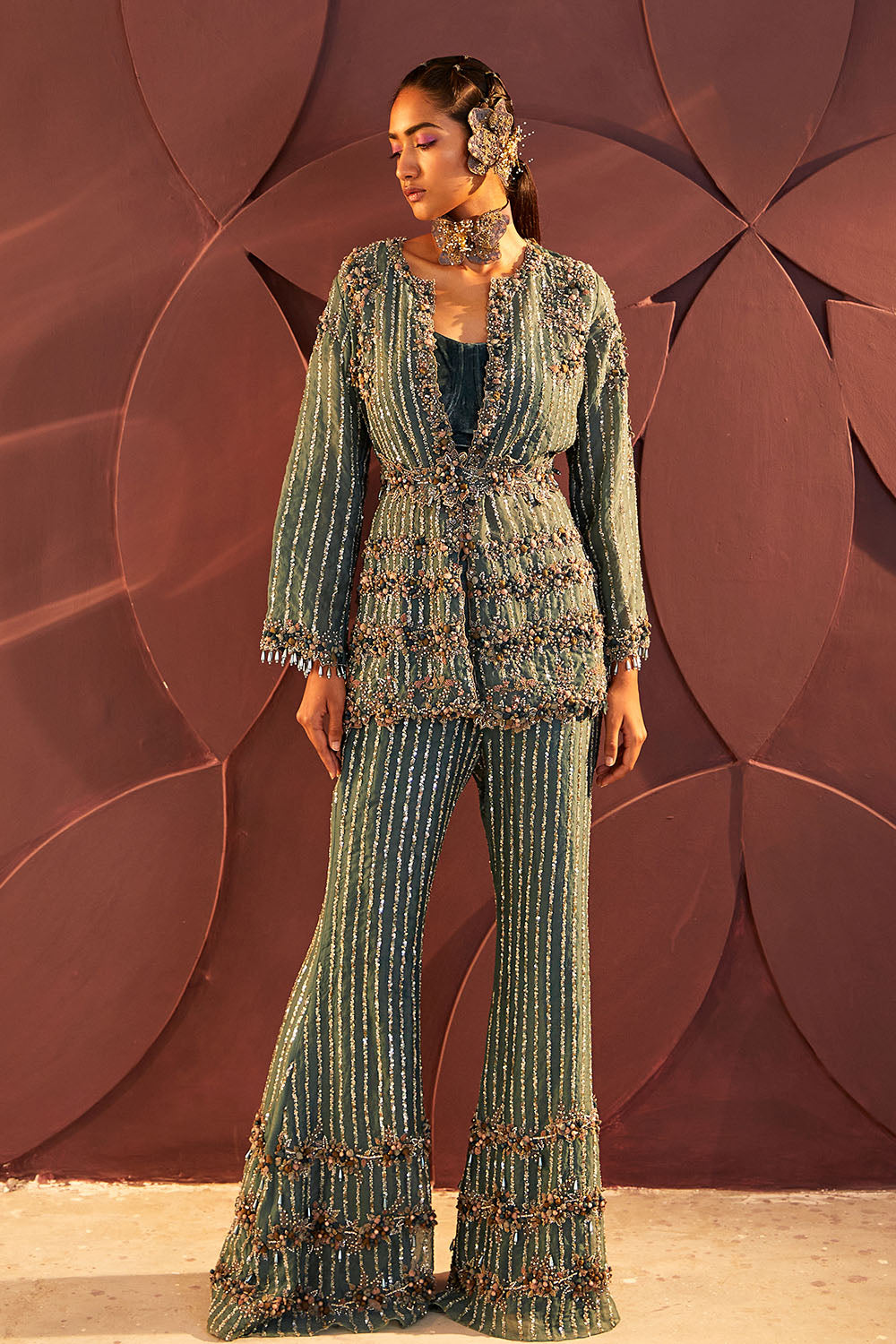 Florale Jacket Co-ord Set