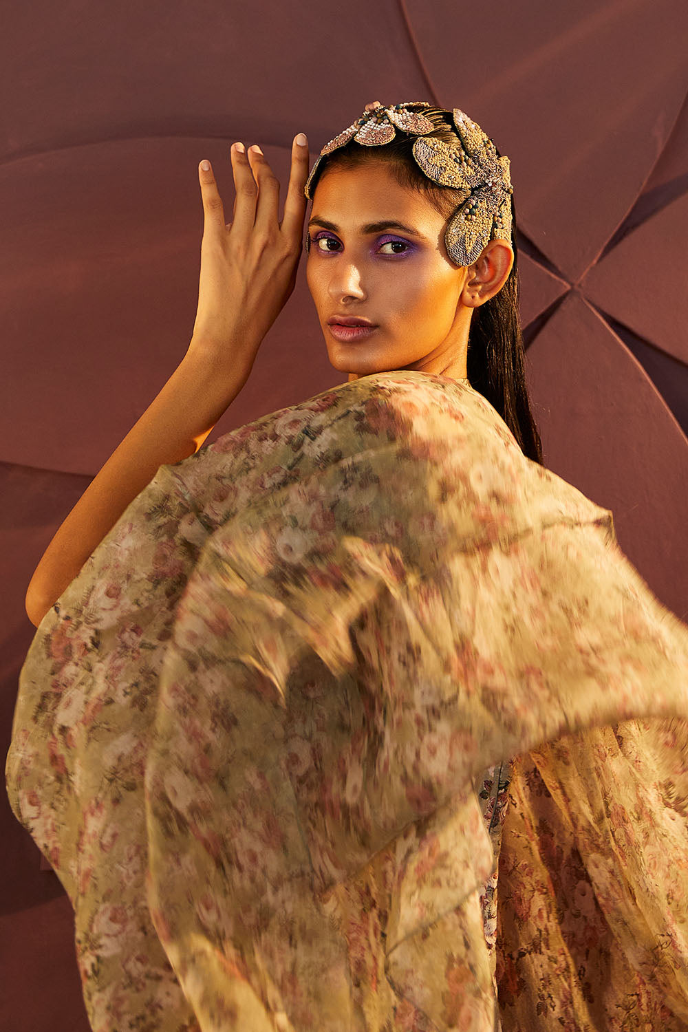 Coeur Cape and Sharara set