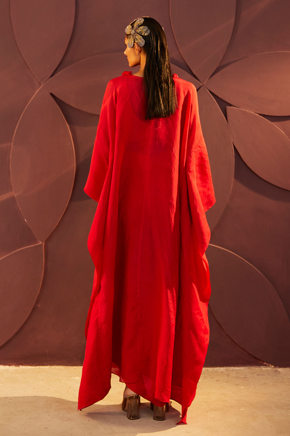 Cape and drape skirt set