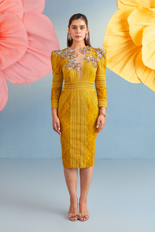 Mustard Yellow Blair Dress