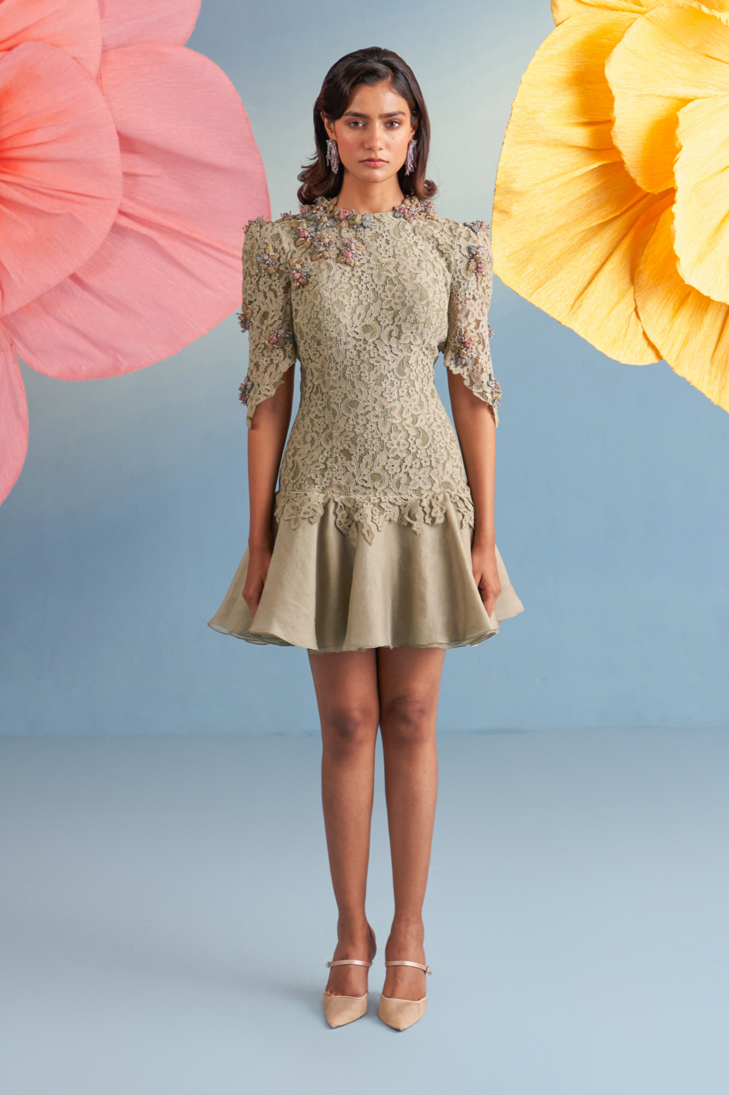 Almond Portia Dress