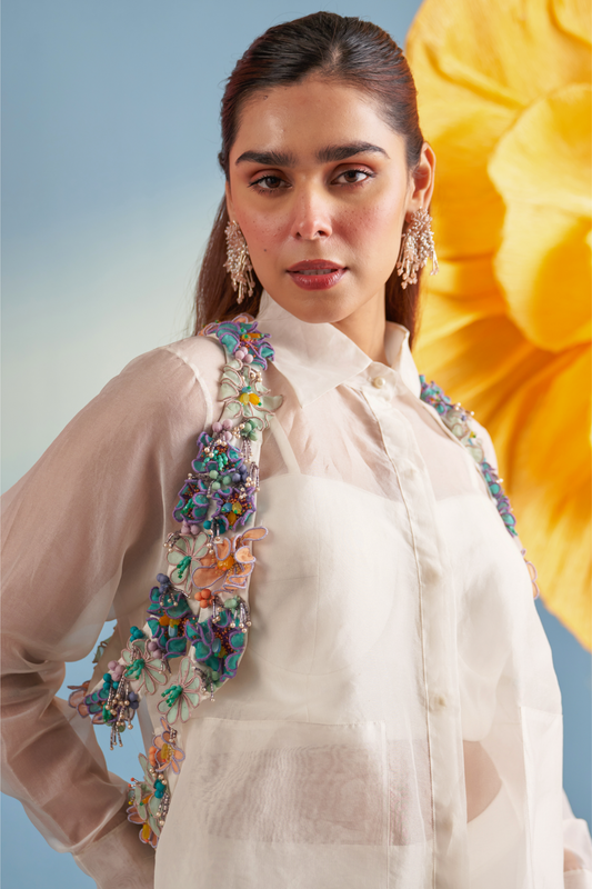 Olivia Shirt & Bolero Set