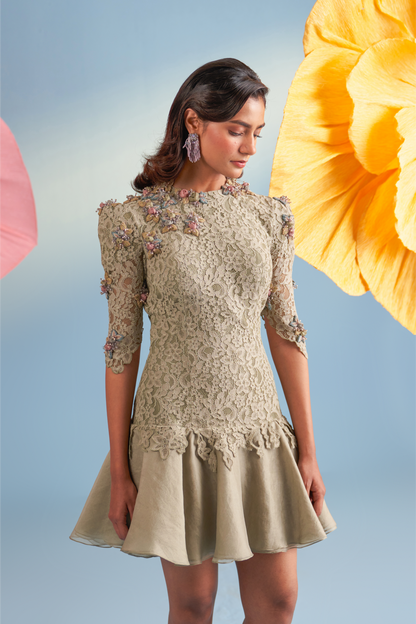 Almond Portia Dress