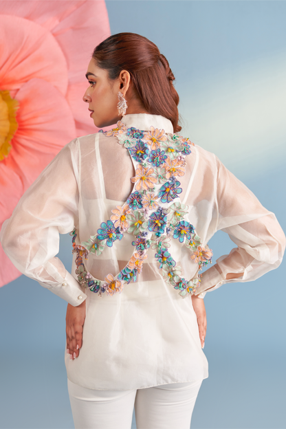 Olivia Shirt & Bolero Set