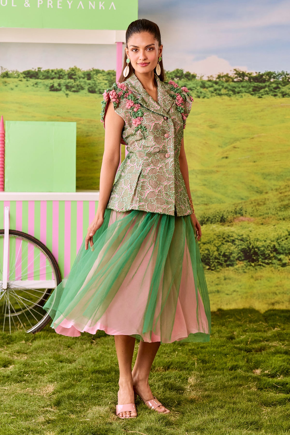 CORAL AND JADE VALENTINO SET