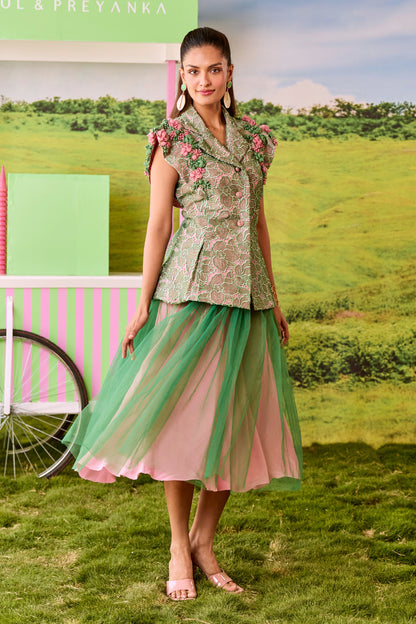 CORAL AND JADE VALENTINO SET