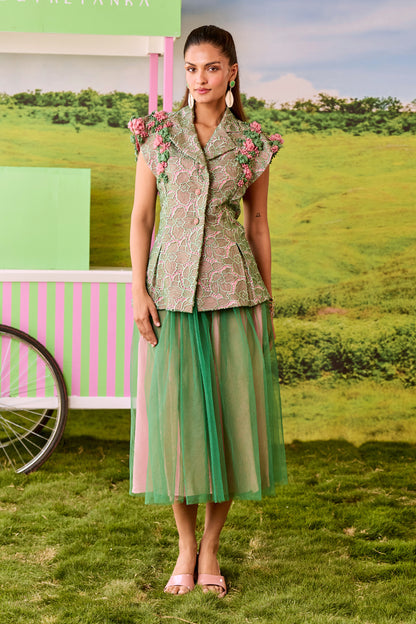 CORAL AND JADE VALENTINO SET