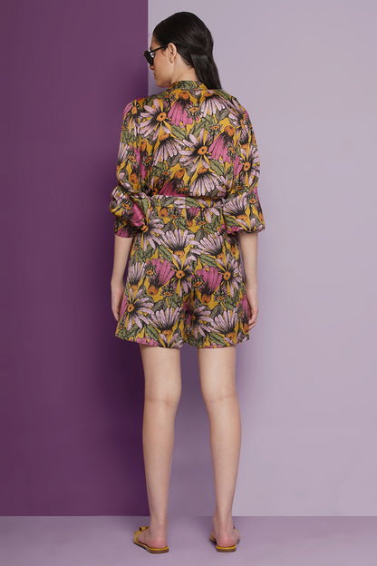 Sunflower short & shirt set