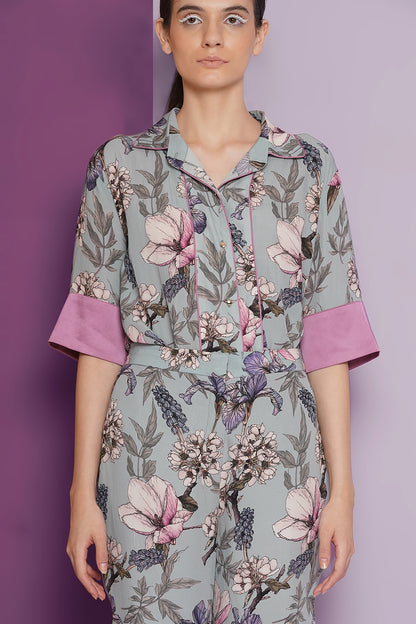 Plumeria pant & shirt set