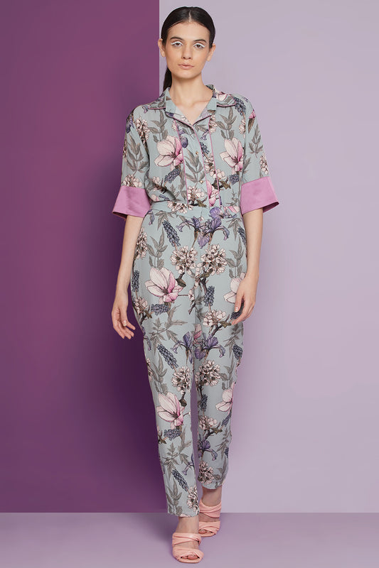 Plumeria pant & shirt set