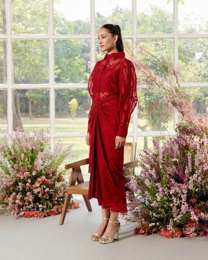 PENELOP Co-ord Rouge